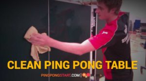 clean ping pong table