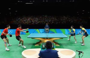 ping pong rules double
